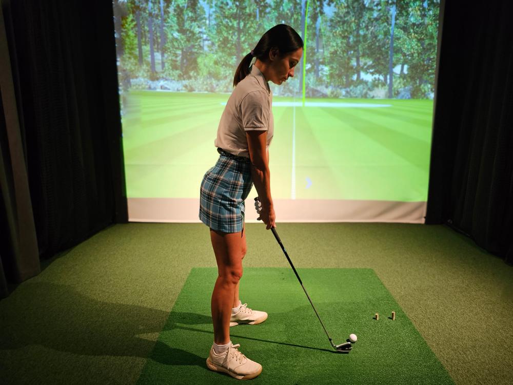 Golf simulator installation in Sterling Heights, MI